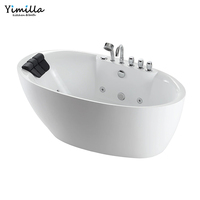 Baignoire Spa Hydromassage Rectangulaire Autoportante en Acrylique Multicolore Moderne et Luxueuse, Écologique pour Intérieur