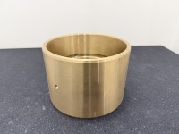 Composants en aluminium usinés CNC de haute précision, douille en cuivre à emboîtement pressé, service d'usinage sur mesure