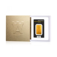 Emballage cadeau pour lingot d'or de 100g avec logo imprimé, emballage de raffinage de lingot d'or, carte blister anti-effraction, cadre flottant 3D