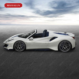 Upgrade in stile P Kit carrozzeria metà fibra di carbonio per Ferrari <span class=keywords><strong>488</strong></span> include paraurti per auto Spoiler anteriore e posteriore - Product Image 4