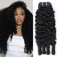 Paquetes de Cabello Natural Rizado Birmano 100% Virgen, Ondulado, para Venta al por Mayor