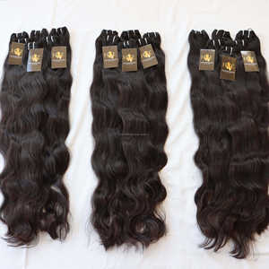 Mechones de cabello humano peruano virgen con Frontal, pelo Natural de visón virgen indio ondulado, 10A - Product Image 1