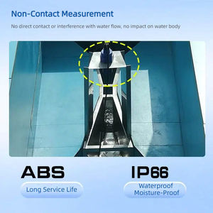 Medidor de Flujo de <span class=keywords><strong>Canal</strong></span> Abierto Ultrasónico Genesite de Alta Precisión 1~3% RS485 IP65, Dispositivo de Medición de Flujo Multi-Weir, Canaleta Parshall - Product Image 3