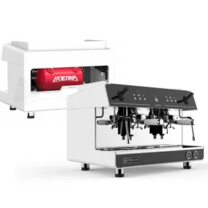 Kahve dükkanı için yüksek kaliteli profesyonel iki grup kahve yapma makinesi Espresso makinesi ticari