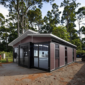 可立即入住 40 20 英尺预制可移动现代可扩展集装箱房屋 2 3 4 <span class=keywords><strong>5</strong></span> 卧室预制别墅便携式住宅 - Product Image 3