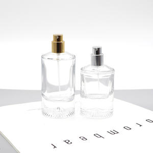 Venta al por Mayor de Fábrica, Botellas Vacías de Vidrio Cilíndricas de 30 ml con Clip para Cosméticos, Perfumes y Recargas, Pedido Mínimo de 100 Piezas - Product Image 1