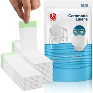 Universal sesuai portabel limbah sekali pakai Toilet samping tempat tidur tas Commode <span class=keywords><strong>liner</strong></span> untuk kursi Toilet portabel ember <span class=keywords><strong>Bedpan</strong></span> - Product Image 3