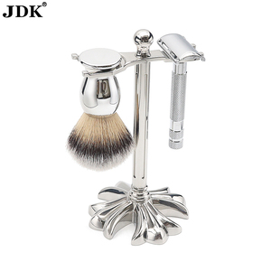 JDK Fashion-Brosse de <span class=keywords><strong>rasage</strong></span> solide pour rasoir, <span class=keywords><strong>kit</strong></span> de <span class=keywords><strong>rasage</strong></span> pour hommes, commande OEM à bas prix avec support de colonne romaine - Product Image 5