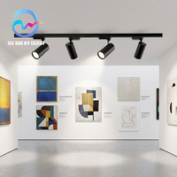 Rail lumineux magnétique moderne en aluminium avec LED COB 3000 Lumens 6500K réglable pour galerie d'art et salle de bain intérieure - Vente en gros