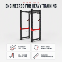 REYK Cage de musculation robuste pour salle de sport commerciale, rack d'entraînement pour la musculation