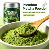 Poudre de matcha de haute qualité, grades 1A-6A disponibles, poudre de thé vert naturel, idéale pour la pâtisserie et les boissons