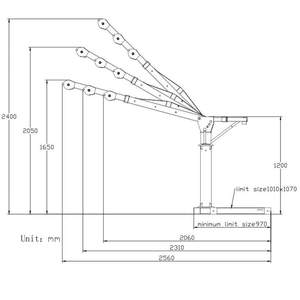 400Kg Kleine Bouwers Crane Mini Winch Crane - Product Image 3