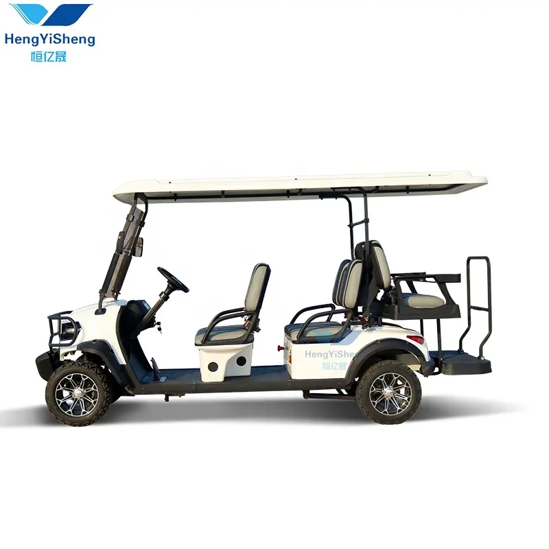 New Style Elektro Utility Cart Golf wagen mit großem Motor und Lithium batterie Street Legal Golf Buggy/6 Sitze Golf wagen