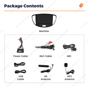 MEKEDE 8core 6 + 128GB Autoradio Android Navigation Car-play <span class=keywords><strong>Auto</strong></span> <span class=keywords><strong>FM</strong></span> 1280*720 Résolution Écran pour Hyundai I10 2007-2013 - Product Image 3