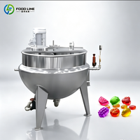 Machine de dépose de bonbons entièrement automatique industrielle pour la production de bonbons gélifiés et de confiseries