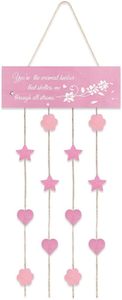 Support <span class=keywords><strong>photo</strong></span> en bois rose avec pinces et ficelle pour collage de photos de la fête des Mères, <span class=keywords><strong>tableau</strong></span> d'affichage mural en bois - Product Image 6
