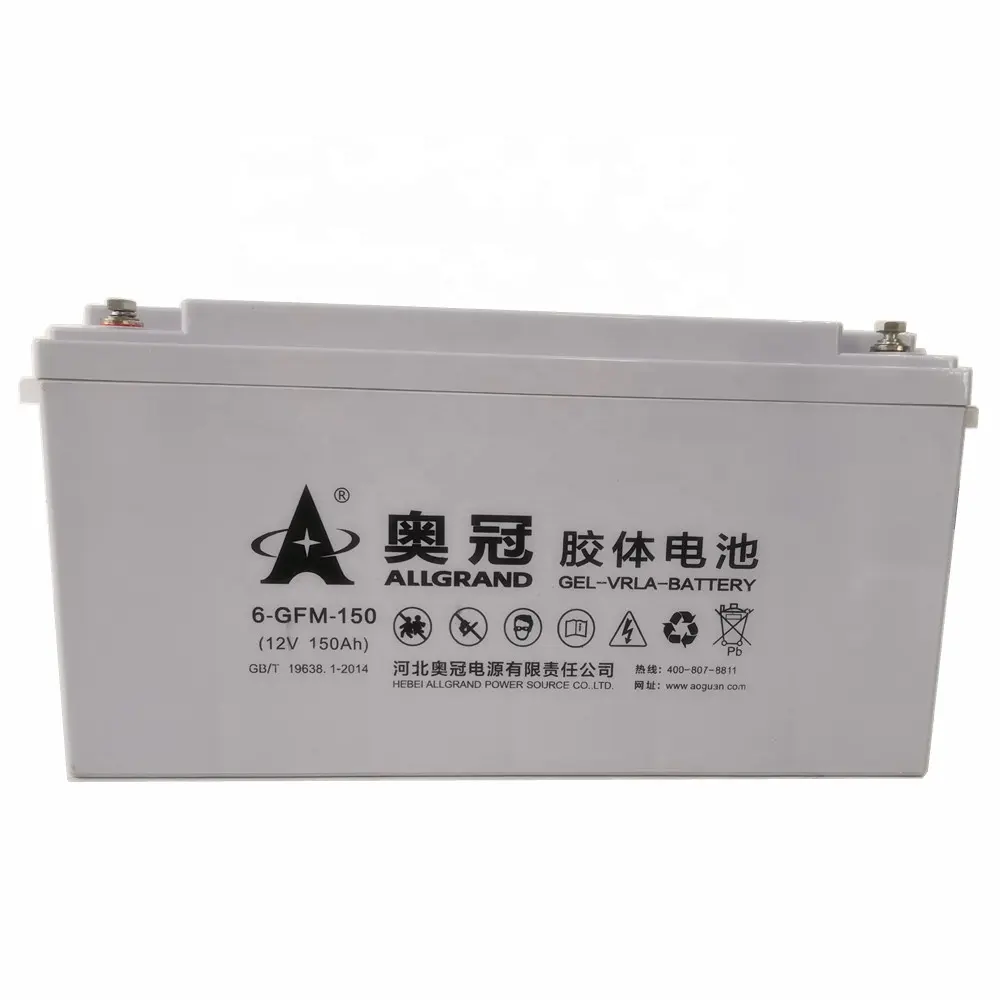 All Grand Rechargeable Gel Battery Solar 250 Ah Gel Deep Cycle Battery Vietnam 12V 24V Battery