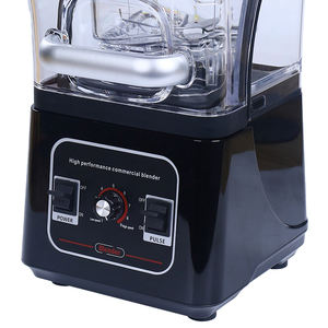 최소 주문량 낮음 9840 모터 1.8L 헤비듀티 상업용 방음 블렌더, 푸시 버튼 컨트롤, 6중 칼날, 고출력 얼음 분쇄기 - Product Image 5