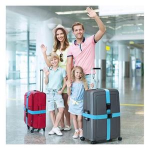 Wholesale Custom Logo Adjustable Travel Packing <b>Straps</b> <b>Luggage</b> Belt Nylon Webbing <b>Luggage</b> <b>Strap</b> Belt - Product Image 6