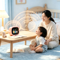 Réveil intelligent AI haute performance Veidoo, lecteur de musique WiFi Android, écran LCD, batterie 3000 mAh, utilisation pour étudiants, chambre à coucher