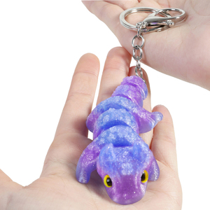 Vashine Figurine d'action porte-clés pour enfants en PLA coloré, imprimée en 3D, compatible OEM, Dragon porte-bonheur, jouet articulé personnalisable - Product Image 1
