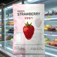 Plastiek voedselveilige staande zakjes voor het bewaren van fruit met ziplock sluiting