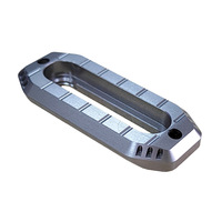 Anneau de connexion en aluminium usiné CNC sur mesure en forme de U, composant de fraisage de précision pour équipement d'automatisation industrielle