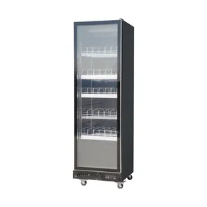 Refrigerador comercial com acabamento impecável para bebidas refrigerador de vidro rockstar refrigerador energético