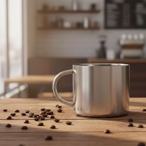Tasses et Mugs Isothermes Numériques en Acier Inoxydable à Double Paroi de 60 ml pour Espresso et Mocha, Personnalisables avec Logo Promotionnel - Product Image 1