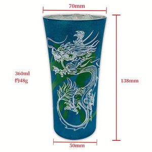 Gobelet en aluminium portable et durable, personnalisable avec logo, changeant de couleur, capacité 15 oz, pour boissons froides, cadeaux promotionnels - Product Image 2