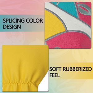 Lot de 3 housses de tête de club de golf en cuir PU brodé, de luxe, pour driver et <span class=keywords><strong>bois</strong></span>, imperméables, fourniture d'usine - Product Image 4