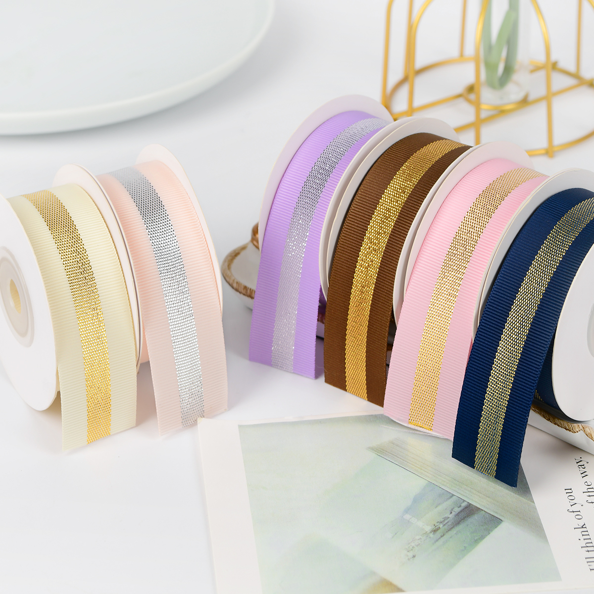 CSFY Factory Grosgrain Ribbons for Packing Box Gift Flowers Webbing Gift Ribbon Garment & Processing Accessories