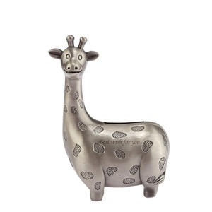 <span class=keywords><strong>Tirelire</strong></span> en métal en forme de <span class=keywords><strong>girafe</strong></span> pour cadeau d'anniversaire créatif pour enfants pour la décoration de bureau - Product Image 2