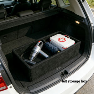 Organizador de <span class=keywords><strong>Maletero</strong></span> de Coche de Fieltro PET 100% Reciclado de Alta Resistencia: Caja de Almacenamiento de <span class=keywords><strong>Maletero</strong></span> Resistente y Ecológica de Tela No Tejida para Organización - Product Image 3