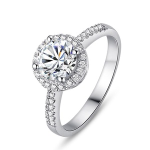 Joyería de alta gama para comercio exterior, moda europea y americana, diamante de imitación de 1 quilate, ocho corazones y ocho flechas - Product Image 2