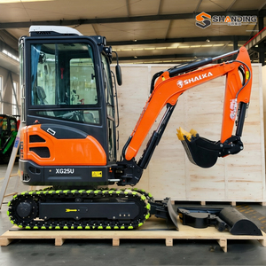Mini Excavadora con Envío Gratuito, 0.8 Toneladas, 2.5 Toneladas, EPA Euro 5, Yanmar, Excavadora de Orugas, Nueva, Motor Chino, Alta Potencia de Excavación - Product Image 1