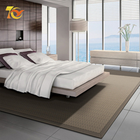 Rouleau de tapis en sisal écologique avec support en latex, tapis en fibres naturelles personnalisé pour salon, hôtel, bureau et sols commerciaux