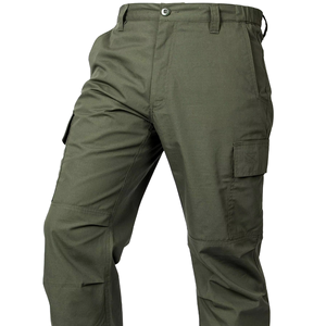 กางเกงคาร์โก้ทรงปกติผ้าฝ้ายเอวกลางติดซิปสำหรับเจ้าหน้าที่รักษาความปลอดภัยพร้อมปักโลโก้ตามสั่ง - Product Image 3