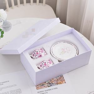 Nuevo Juego de Tazas de Café y Platillos de Porcelana Europea para Té de la Tarde - Product Image 3