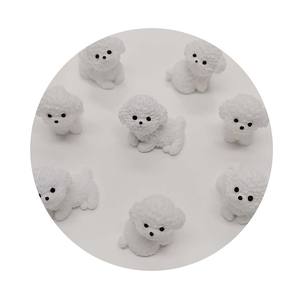 Nuevo encantador 100 unids/lote 3D Mini perro mascota ornamento miniaturas dibujos animados perro Animal figuritas para exterior Tablescape hogar escritorio Decoración - Product Image 1
