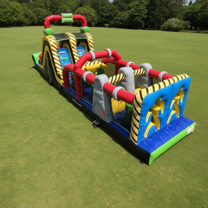 Château gonflable commercial <span class=keywords><strong>Mario</strong></span> Bros avec toboggan, parcours d'obstacles gonflable <span class=keywords><strong>Mario</strong></span> pour parc d'attractions, jeux sur le thème des dessins animés - Product Image 2