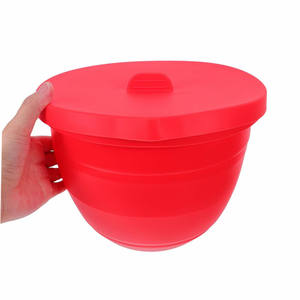 Doublure de bol pliable personnalisée en silicone de qualité alimentaire 100% compatible lave-vaisselle et four pour le <span class=keywords><strong>couvercle</strong></span> du bol de mélangeur <span class=keywords><strong>KitchenAid</strong></span> à tête inclinée de 5 pintes - Product Image 2