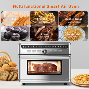 Appareils de cuisine 25L 1800W Friteuse à air électrique Four à <span class=keywords><strong>pizza</strong></span> à convection de comptoir avec <span class=keywords><strong>4</strong></span> accessoires - Product Image 4