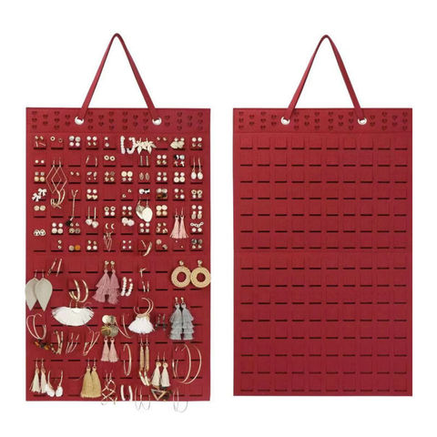 Wholesale Custom Wall-mounted Sunglasses Felt Storage Bag, Sunglasses Jewelry Hanging Storage Bag