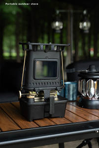 Pieghevole riscaldamento del fuoco lanterna di vetro finestra <span class=keywords><strong>cherosene</strong></span> lampada da campeggio esterno lampada <span class=keywords><strong>a</strong></span> <span class=keywords><strong>cherosene</strong></span> stufa - Product Image 3