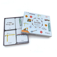 Early Education Custom Game Graphic Memory Matching Cognitive Cards Rigid Cardboard Glossy Varnishing