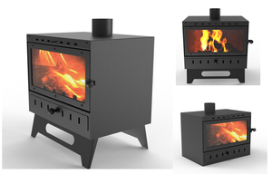 Nouveauté : Poêle à bois d'extérieur pour tente avec grande fenêtre en verre - pour le chauffage et la cuisine dans les grandes tentes - Product Image 6