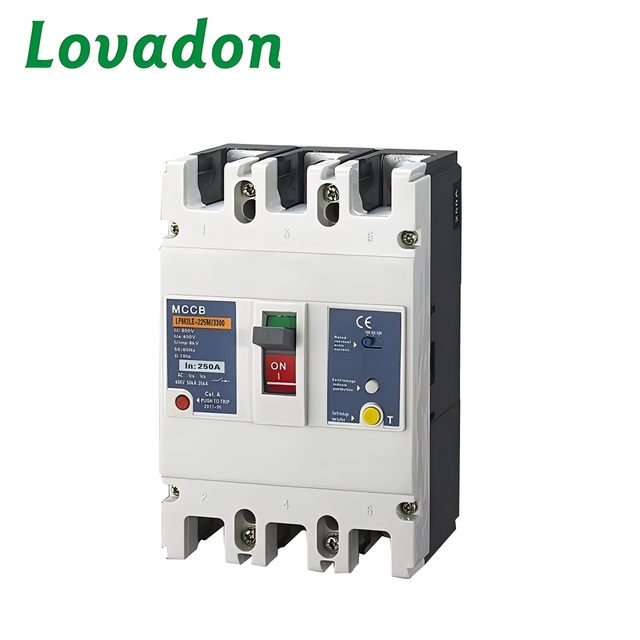 Moulded Case Circuit Breaker MCCB 250A 400V 50/60Hz 50KA Short Circuit Protection With Earth Leakage Function
