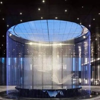 Rideau d'eau numérique Musique Fontaine de pluie