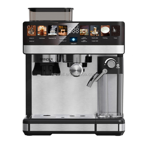 เครื่องชงกาแฟเอสเพรสโซ่อัตโนมัติเต็มรูปแบบ Anwell Commercial ระดับมืออาชีพจากอิตาลี 6 in 1 สำหรับคาปูชิโน นม กาแฟลาเต้ ร้อนแรง 15 บาร์ 20 บาร์ - Product Image 6